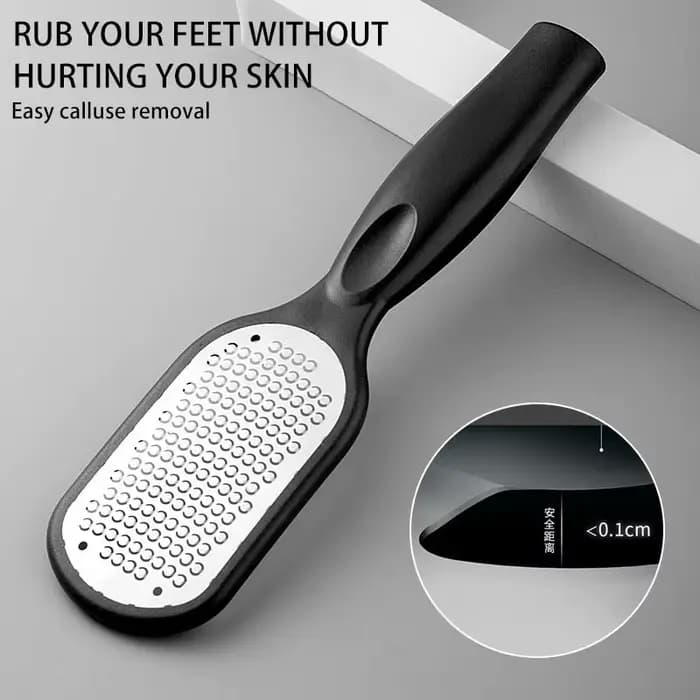 Lime à pied grattoir dissolvant de callosités pieds outils de pédicure professionnels en acier élimination du maïs