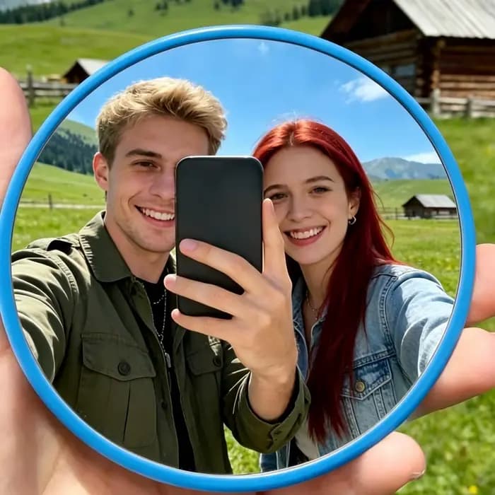 Miroir de voyage compact 1