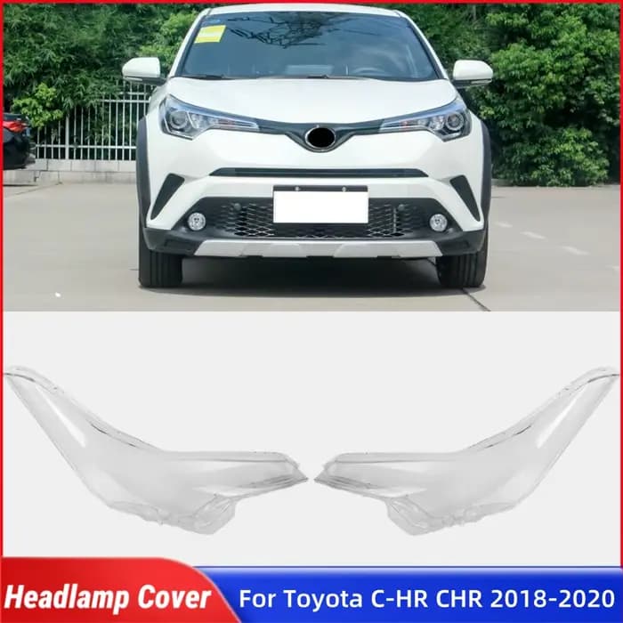 Pour Toyota C-HR CHR 2018 2019 2020 accessoires voiture abat-jour phares verre voiture avant phare lentille couverture lumières coque