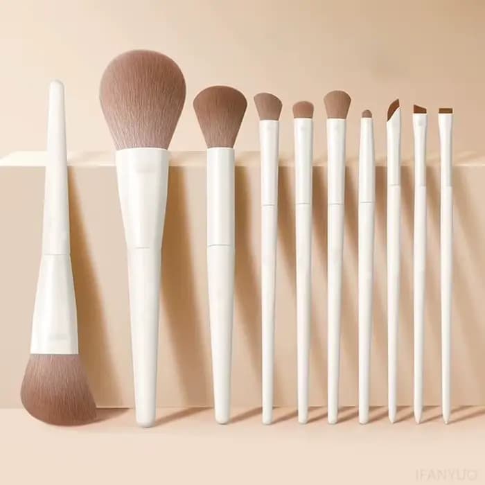 Ensemble de pinceaux de maquillage professionnels en porcelaine Cloud