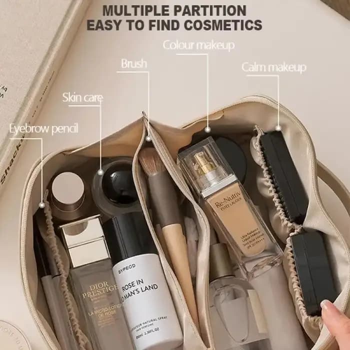 Trousse de maquillage grande capacité pour femmes