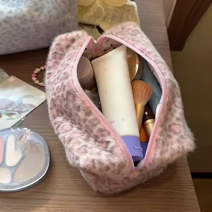 Trousse de Maquillage Durable et Douce à Grande Capacité