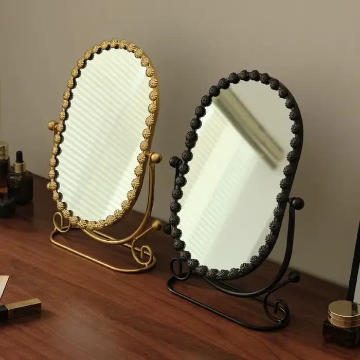 Miroir de vanité de style européen de luxe léger