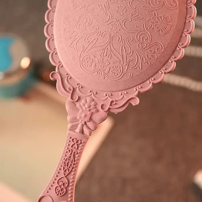 Miroir de maquillage à main Vintage