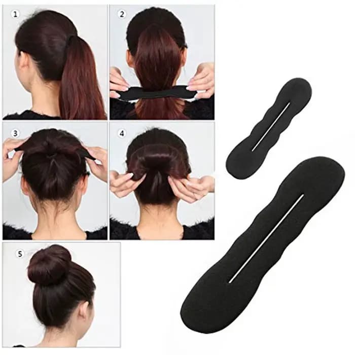 4 pièces magique beignet chignon fabricant bricolage femmes cheveux accessoires tresse style épingles