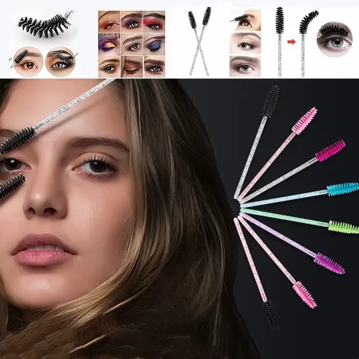 Ensemble de 20 pinceaux pour cils et sourcils – Non résistant à l'eau