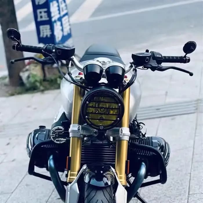 Rétroviseur Latte R nineT pour BMW Climber - Rétroviseur de guidon modifié - Guidon rétro