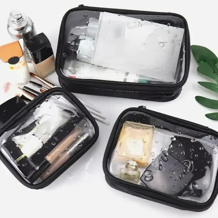 Sac cosmétique étanche transparent TPU
