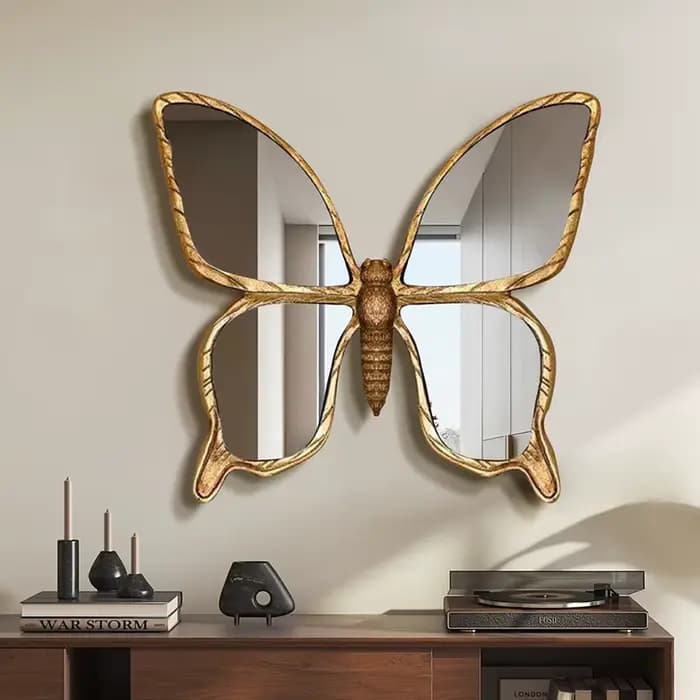 Cadre miroirs nordiques ornement maquillage femmes Cool