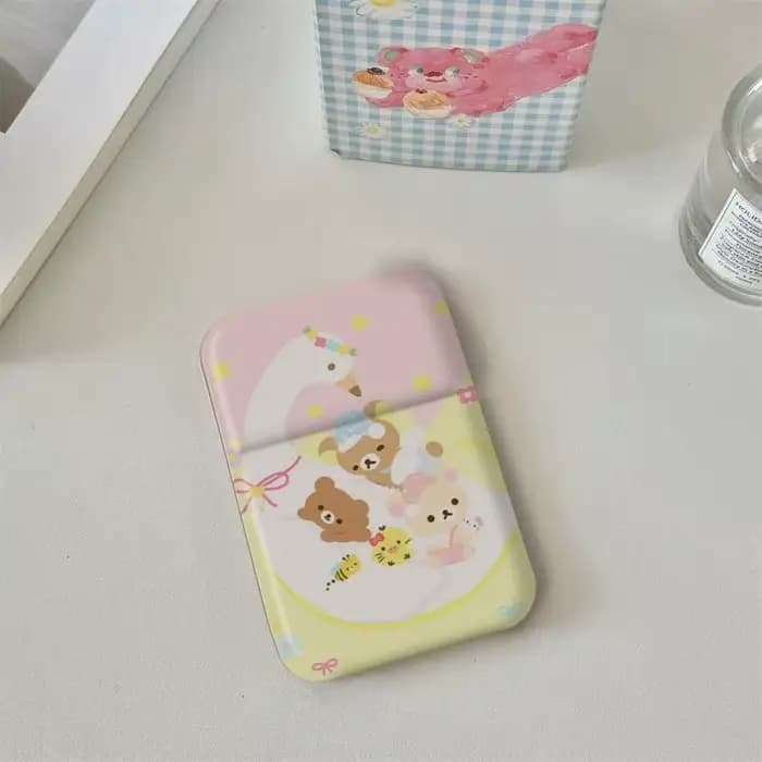Miroir de bureau portable pliable Rilakkuma Korilakkuma Kawaii