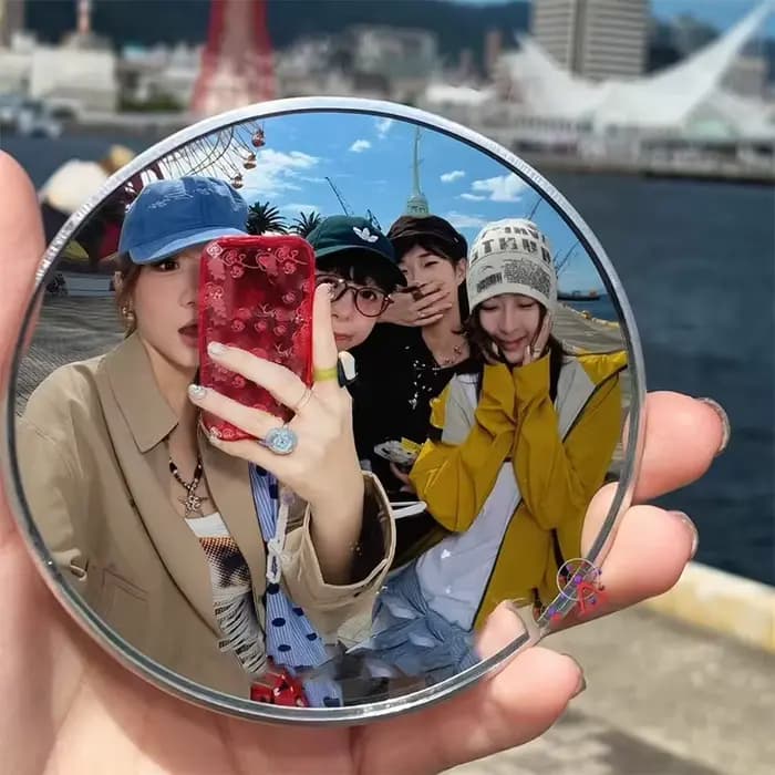 Miroir réfléchissant portable grand angle