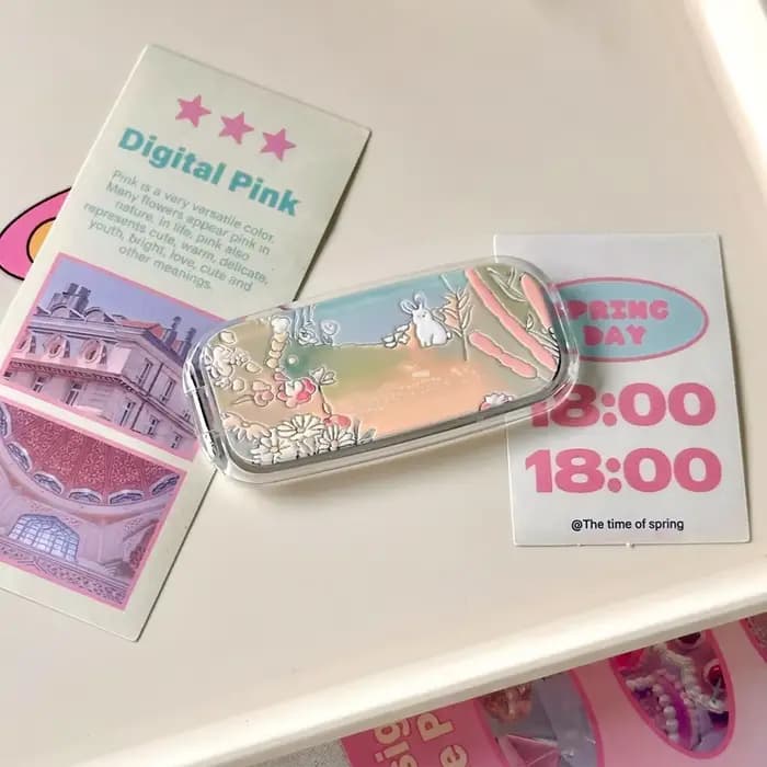 Miroir de maquillage portable