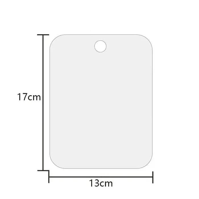 Miroir antibuée de voyage portable pour salle de bain
