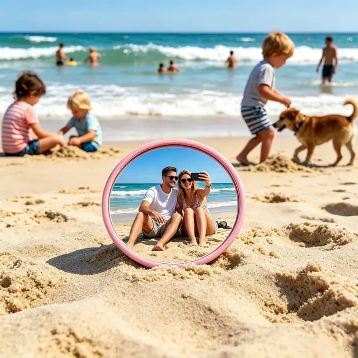 Miroir de voyage compact 1