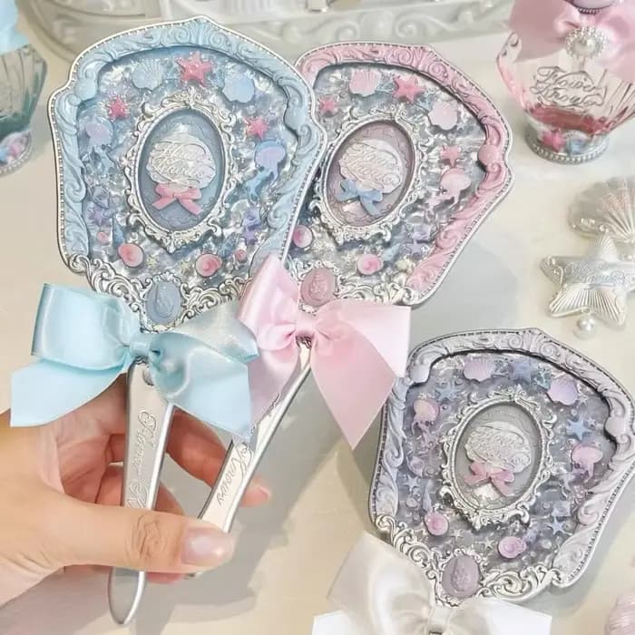 Miroir de poche Flower Knows Mirror Moonlight Mermaid THE SWEETIE BEAR Collection