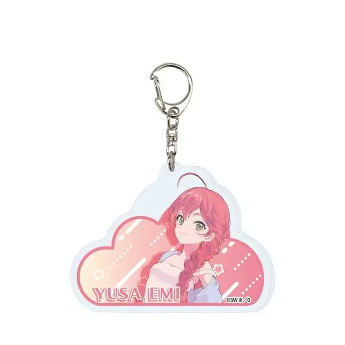 Anime Le Diable est un employé à temps partiel ! Pendentif porte-clés en acrylique pour sac, voiture, téléphone portable – Cadeau idéal pour amis et festivals