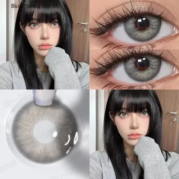 2025 nouvelle bio-essence 1 paire de lentilles de Contact vertes pour les yeux