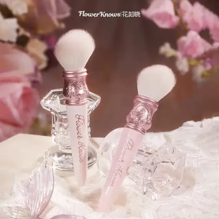 Fleur sait cosmétique Blush brosse laine poudre libre Portable pour joue fond de teint fard à joues moelleux conditionnement outil de maquillage