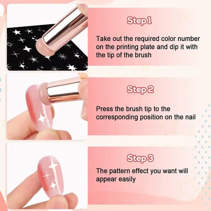 Brosse en Silicone pour Nail Art ombré