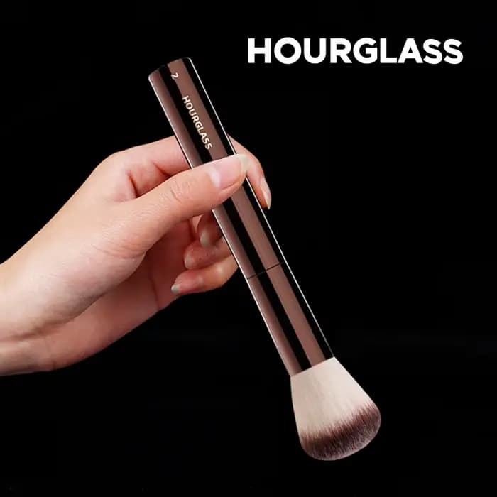 Pinceau de maquillage sablier-pinceau de fond de teint/blush No.2