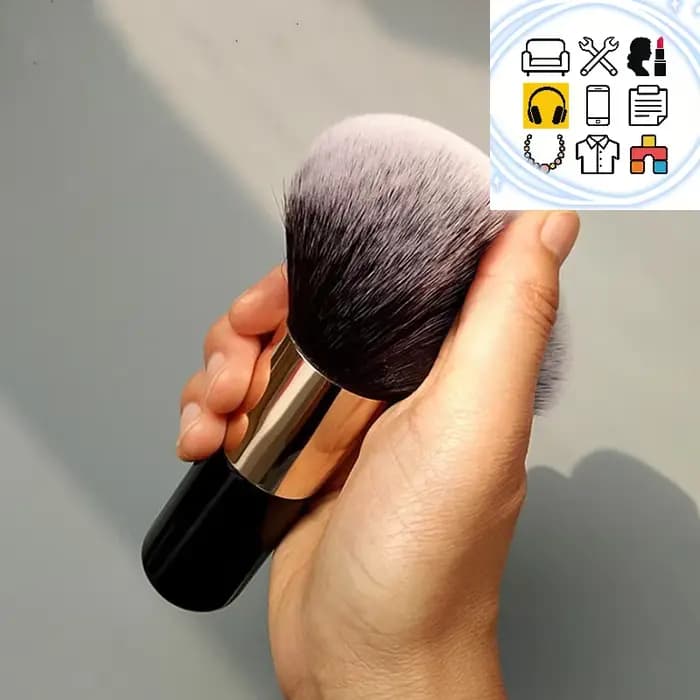 1 pinceau de maquillage grande taille pour fond de teint