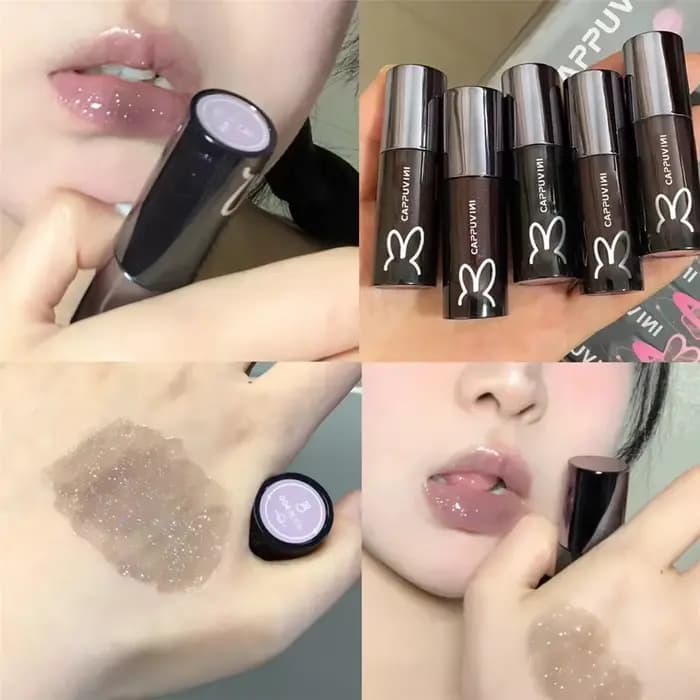 Brillant à lèvres miroir gris galaxie