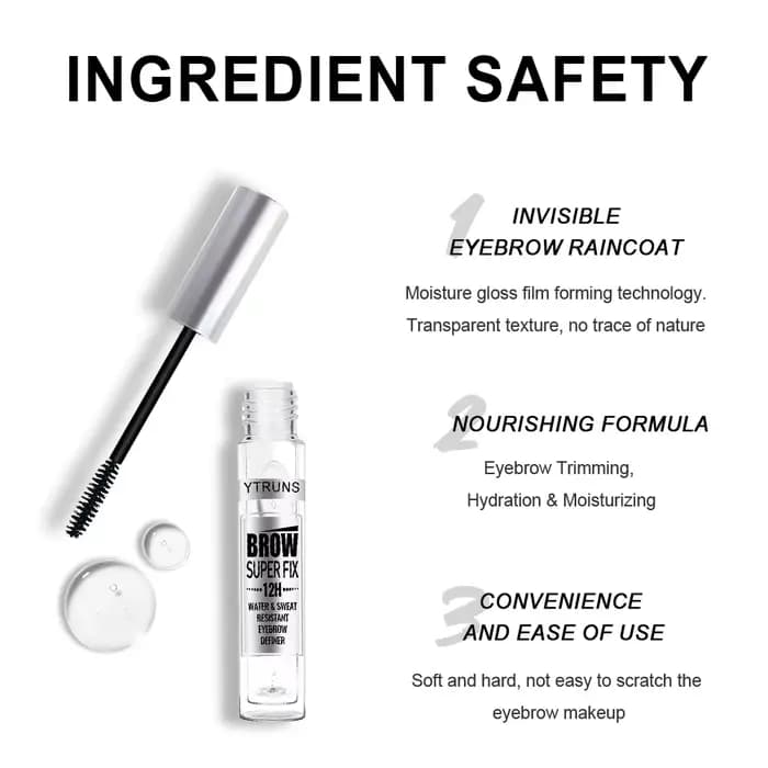 Gel à sourcils imperméable – Anti-taches, tenue longue durée pour un look naturel – Cadeau idéal pour la Saint-Valentin et la fête des mères pour les femmes