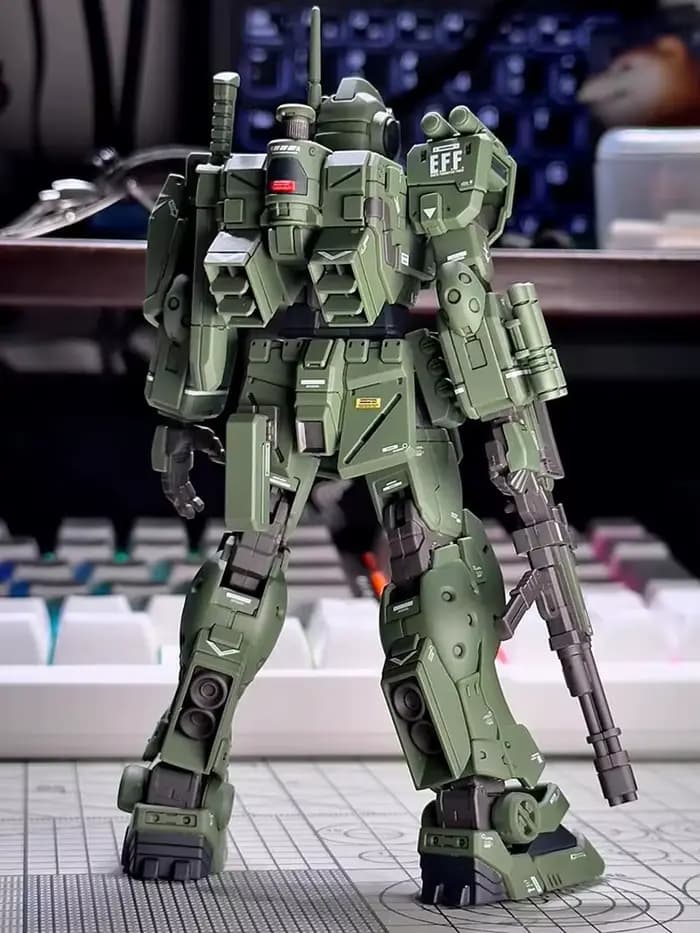 XFS HG Rgm-79s Gm Spartan, kit de modèle à assembler à l'échelle 1/144, figurine d'action, jouets décoratifs en plastique, poupées, objets de collection, cadeaux