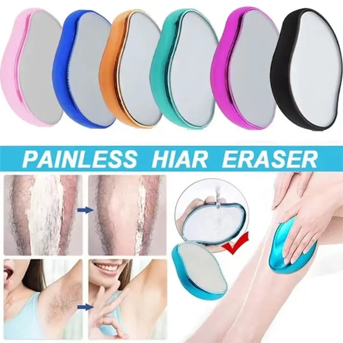 Épilatoire cheveux cristal gomme épilateur magique indolore éponge Pad enlever HaiR efficace