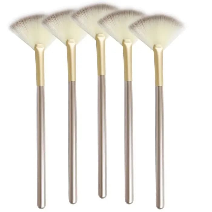 5 pièces pinceaux en éventail
