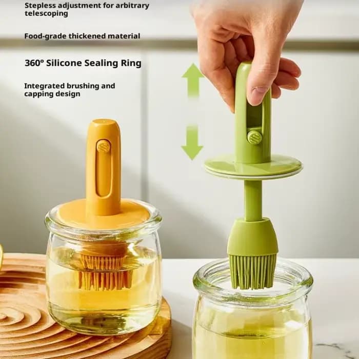 Bouteille de brosse à huile télescopique
