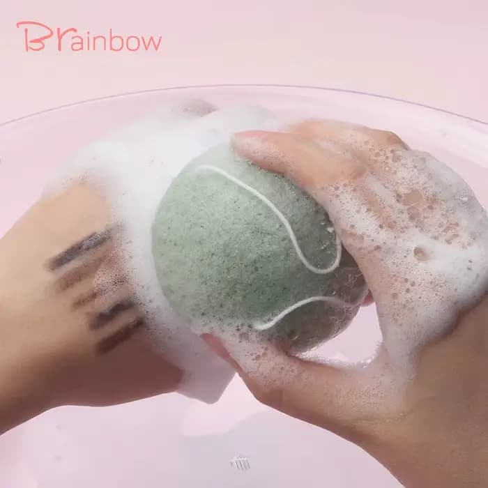 Brainbow – éponge Konjac 100% naturelle
