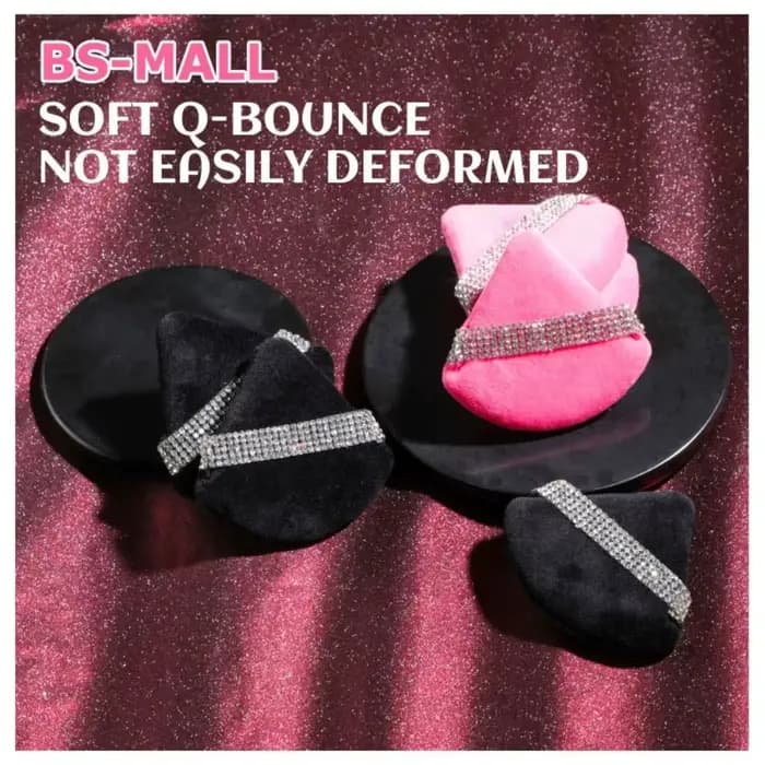 Diamant Triangle poudre bouffée visage maquillage outil éponge velours doux lisse beauté