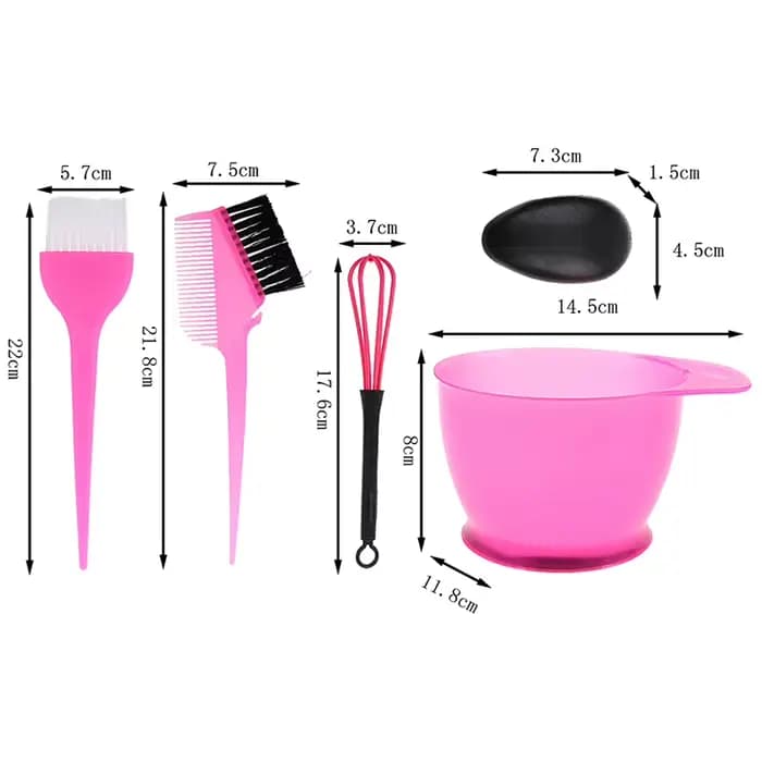 Ensemble de brosses et bols pour coloration des cheveux