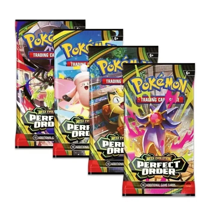 Cartes à collectionner Pokémon anglais Mega Perfect Order Ascended Heroes Scarlet Violet 151 Booster Bundle ME03 Trainer Box