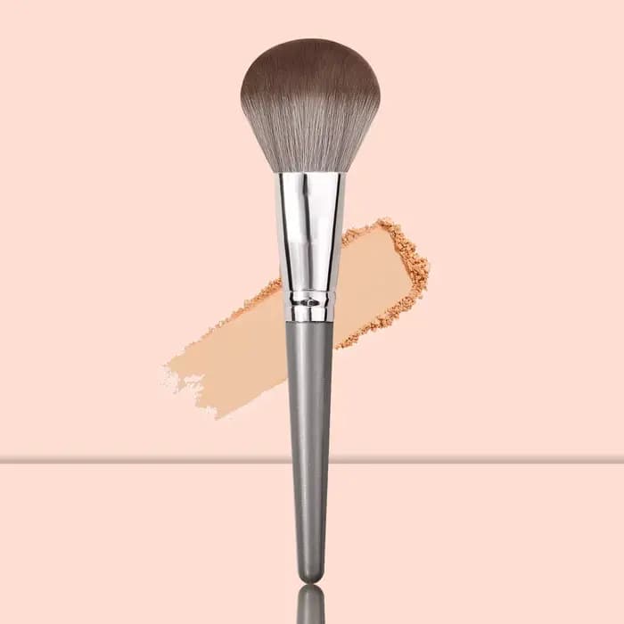 1 pièces de haute qualité moelleux doux grand pinceau à poudre poudre fard à joues brosse de réparat