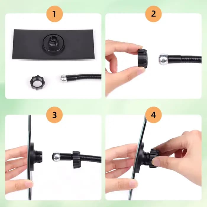 Miroir à clipser Flexible pour Salon de greffage d'extension de cils