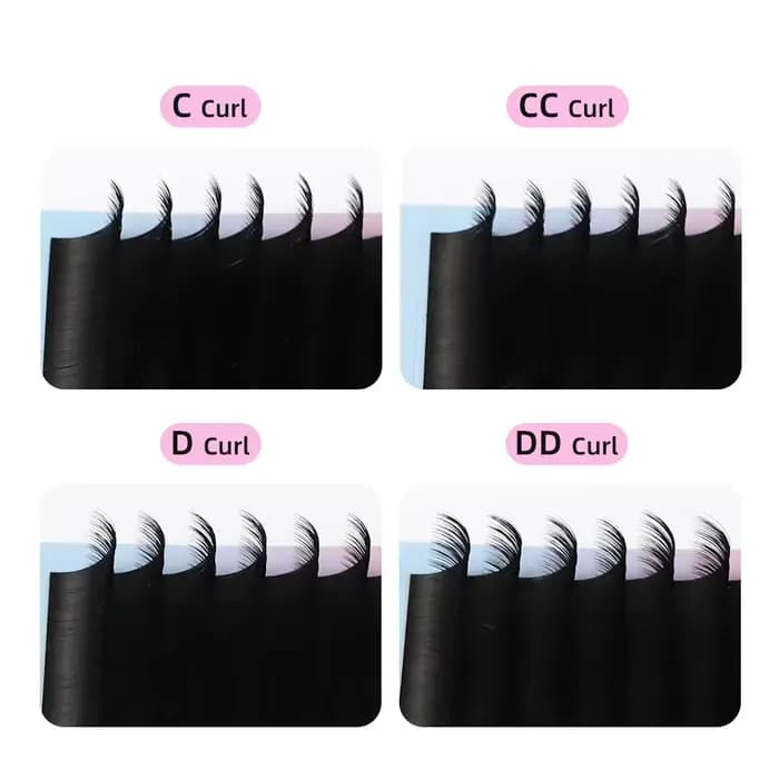 Lashrujade 12 rangées Classic Personal Lash extensions Mascara en soie Soft Natural Cashmere Mascara