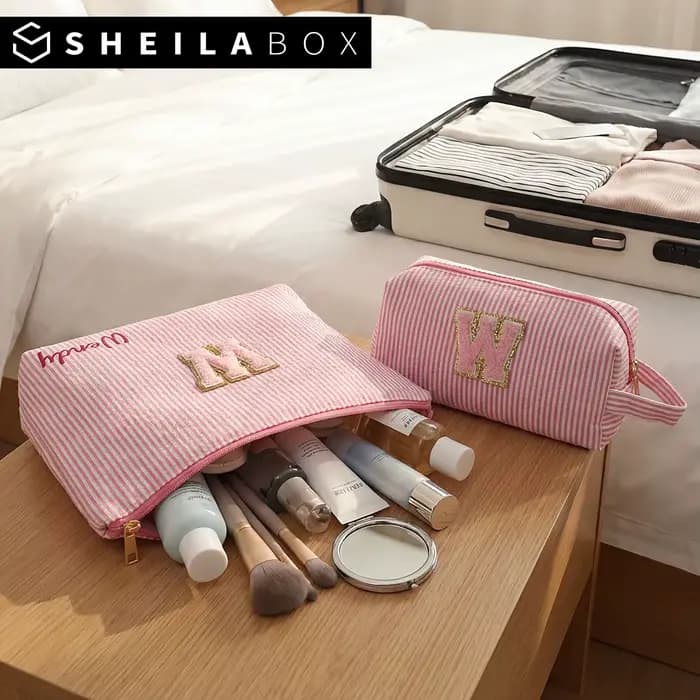 Ensemble de trousses de toilette personnalisables Sheilabox
