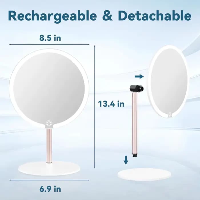 Miroir de maquillage avec éclairage