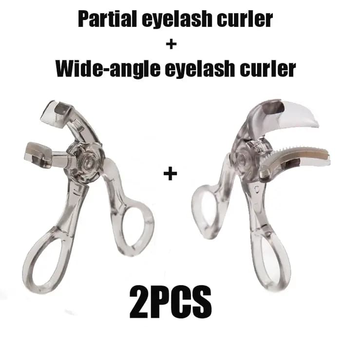 Recourbe-cils grand angle portable avec peigne intégré - pour toutes les formes oculaires | Débardeur pour débutant et
