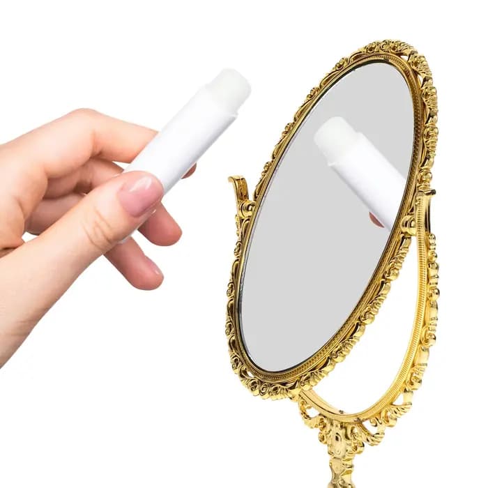 Miroir de maquillage rotatif Vintage ovale