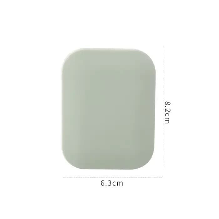 Miroir de maquillage pliant portable avec peigne pour fille