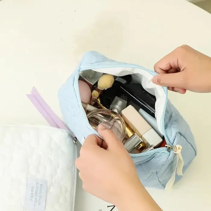 Sac à cosmétiques brodé de grande capacité