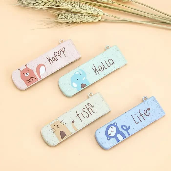 Petit miroir peigne ensemble couleur mode Portable pli maquillage