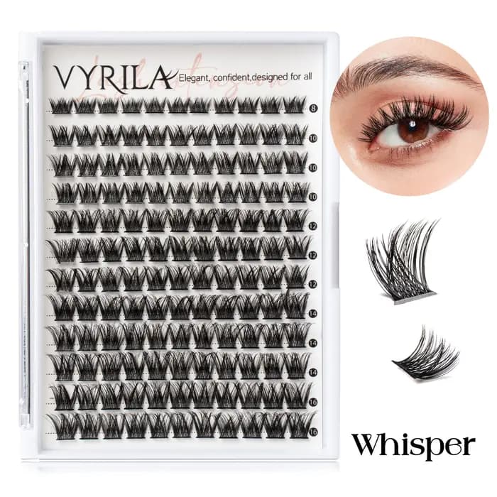 Extensions de cils naturels réutilisables