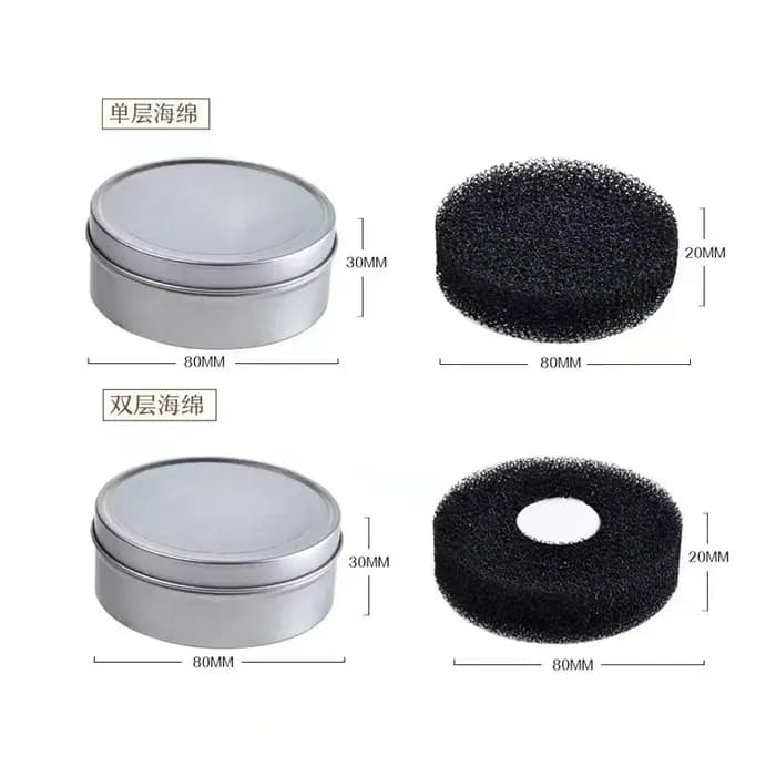 Éponge de nettoyage pour pinceaux de maquillage