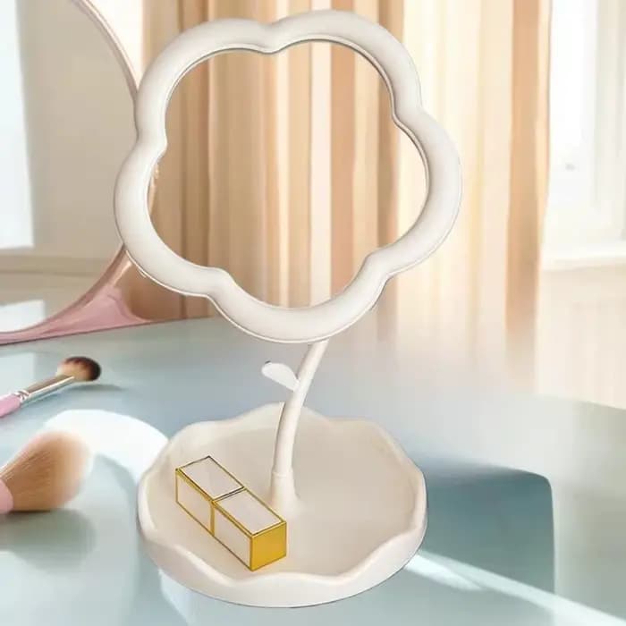 Miroir avec plateau à accessoires