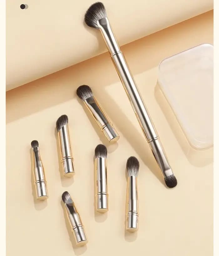 Paquet de 6 pinceaux de maquillage portables