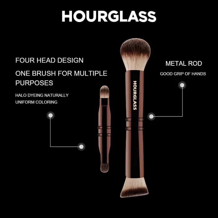 Horglass Pinceaux de maquillage multifonctionnels pour fond de teint, correcteur, poudre libre, fard
